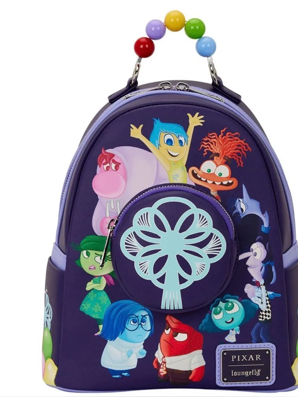 Loungefly Disney Pixar Inside Out 2 Emotions Light-Up Mini Backpack